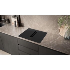 Siemens ED611BS16E, iQ300, hob with extractor hood (induction), 60 cm, frameless