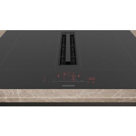 Siemens ED711HQ26E, iQ500, hob with extractor hood (induction), 70 cm, frameless