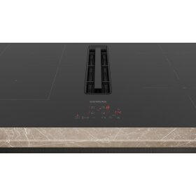 Siemens ED801BS16E, iQ300, hob with extractor hood (induction), 80 cm, flush (integrated)