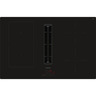 Siemens ED811BS16E, iQ300, hob with extractor hood (induction), 80 cm, frameless