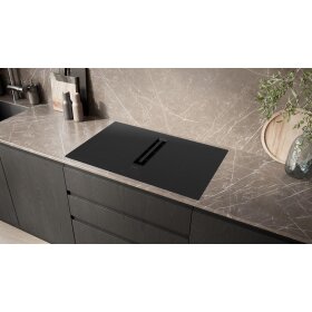 Siemens ED811BS16E, iQ300, hob with extractor hood (induction), 80 cm, frameless