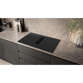 Siemens ED811HQ26E, iQ500, hob with extractor hood (induction), 80 cm, frameless