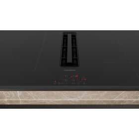 Siemens ED851BS16E, iQ300, hob with extractor hood (induction), 80 cm, frameless