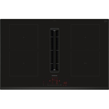 Siemens ED851HQ26E, iQ500, hob with extractor hood (induction), 80 cm, frameless