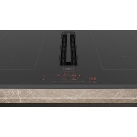 Siemens ED851HQ26E, iQ500, hob with extractor hood (induction), 80 cm, frameless