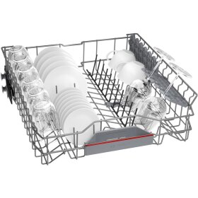 Bosch SBI4ECS28E, Serie 4, Teilintegrierter Geschirrspüler, 60 cm, Gebürsteter Stahl, XXL