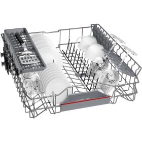 Bosch SMI4EAS28E, Series 4, semi-integrated dishwasher, 60 cm, brushed steel