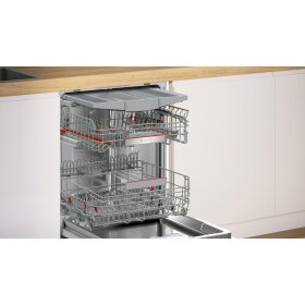 Bosch SMI6ECS12E, Serie 6, Teilintegrierter Geschirrspüler, 60 cm, Gebürsteter Stahl
