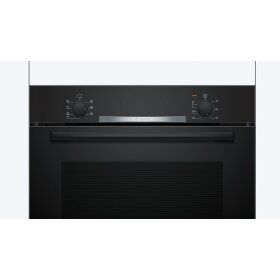 Bosch HBA510BA3, Serie 2, Einbau-Backofen, 60 x 60 cm, Schwarz
