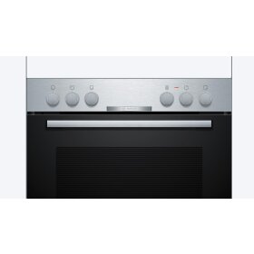 Bosch HEA510BS3, Serie 2, Einbau-Herd, 60 x 60 cm, Edelstahl