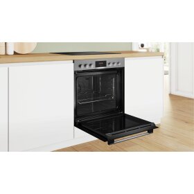 Bosch HEA513BS4, Series 4, built-in stove, 60 x 60 cm, stainless steel