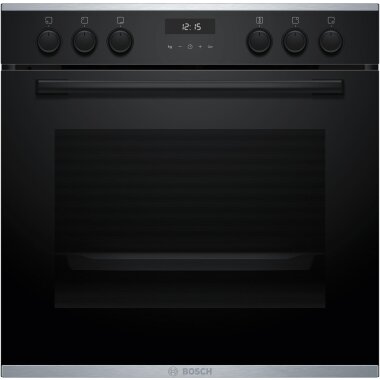 Bosch HEG237BB4, Serie 6, Einbau-Herd, 60 x 60 cm, Schwarz