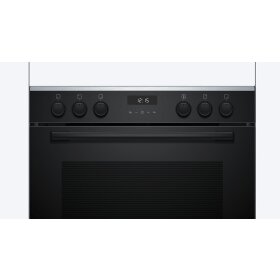 Bosch HEG237BB4, Serie 6, Einbau-Herd, 60 x 60 cm, Schwarz