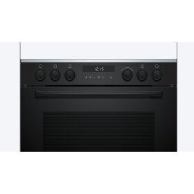 Bosch HEG278BB3, Serie 6, Einbau-Herd, 60 x 60 cm, Schwarz