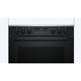 Bosch HEG278BB3, Serie 6, Einbau-Herd, 60 x 60 cm, Schwarz