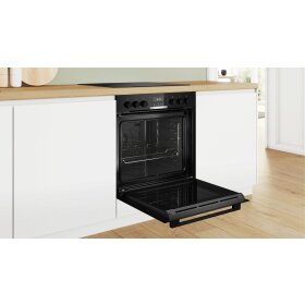 Bosch HEG517BB4, Serie 6, Einbau-Herd, 60 x 60 cm, Schwarz