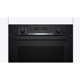 Bosch HRG578CB7, Serie 6, Einbau-Backofen mit Dampfunterstützung, 60 x 60 cm, Schwarz