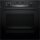 Bosch HRG578CB7, Serie 6, Einbau-Backofen mit Dampfunterstützung, 60 x 60 cm, Schwarz