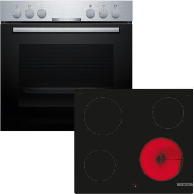 Bosch HND210CS63, built-in stove set, HEA510BS3 +...