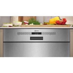 Neff S125ECS15E, N 50, undercounter dishwasher, 60 cm, brushed steel