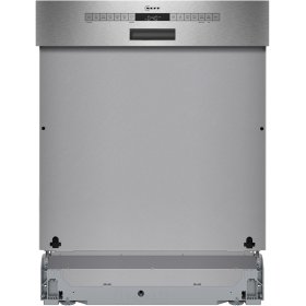 Neff S145EAS16E, N 50, Geschirrspüler integrierbar, 60 cm, Gebürsteter Stahl