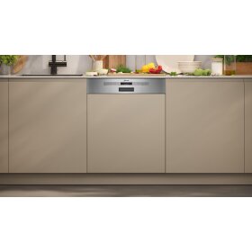Neff S145EVS04E, N 50, Geschirrspüler integrierbar, 60 cm, Gebürsteter Stahl