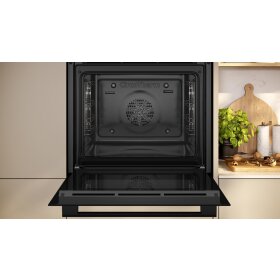 Neff B1CCC0AK3, N 30, Backofen, 60 x 60 cm, Schwarz