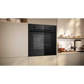 Neff B1CVD0AK3, N 30, built-in oven with steam support, 60 x 60 cm, black