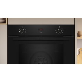 Neff B1CVD0AK3, N 30, built-in oven with steam support, 60 x 60 cm, black