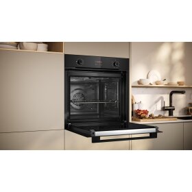 Neff B2CVG6AK3, N 30, built-in oven with steam support, 60 x 60 cm, black