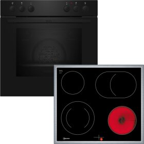 Neff EX1B0, built-in stove set, E1DCA0AK3 + M16SRF0L0, built-in stove, electric hob