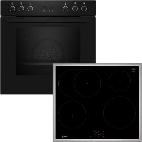 Neff EX4PIB0, built-in stove set, E2CCG6AK4 + M56SBF1L0, built-in stove, induction hob