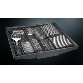 Siemens SN55ES12CE, iQ500, Teilintegrierter Geschirrspüler, 60 cm, Gebürsteter Stahl