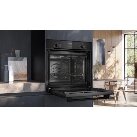 Siemens HB213ABB3, iQ300, Einbau-Backofen, 60 x 60 cm, Deep black inox