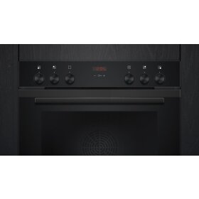 Siemens HE213ABB3, iQ300, built-in stove, 60 x 60 cm, Deep black inox