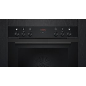 Siemens HE213ABB4, iQ300, built-in stove, 60 x 60 cm, Deep black inox
