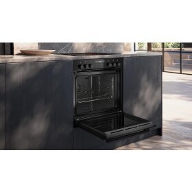 Siemens HE217GBB3, iQ500, Einbau-Herd, 60 x 60 cm, Deep black inox