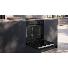 Siemens HE271ABB3, iQ300, built-in stove, 60 x 60 cm, Deep black inox