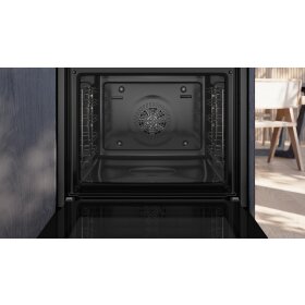 Siemens HE278GBB4, iQ500, Einbau-Herd, 60 x 60 cm, Deep black inox
