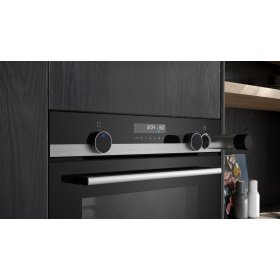 Siemens HR578GFS7F, iQ500, built-in oven with steam support, 60 x 60 cm, stainless steel