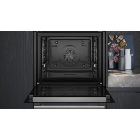 Siemens HR578GFS7F, iQ500, built-in oven with steam support, 60 x 60 cm, stainless steel