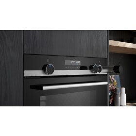 Siemens HR578GFS7F, iQ500, built-in oven with steam support, 60 x 60 cm, stainless steel