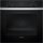 Siemens EQ314IV0SZ, built-in oven set, ED851BS16E + HB213ABS3, built-in oven, hob with extractor hood (induction)
