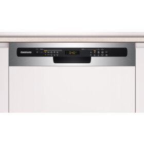 Constructa CG5IS03ITE, semi-integrated dishwasher, 60 cm, brushed steel