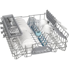 Constructa CG5IS03ITE, semi-integrated dishwasher, 60 cm, brushed steel