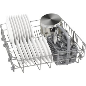 Constructa CG5IS03ITE, semi-integrated dishwasher, 60 cm, brushed steel