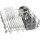 Constructa CG5IS03ITE, semi-integrated dishwasher, 60 cm, brushed steel