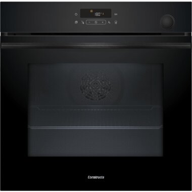 Constructa CF4A28063, built-in oven with steam support, 60 x 60 cm, black