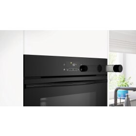 Constructa CF4A28063, built-in oven with steam support, 60 x 60 cm, black