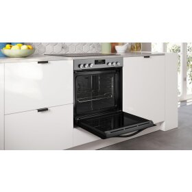 Constructa CH3M51053, Einbau-Herd, 60 x 60 cm, Edelstahl